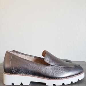 Metallic Loafers with White Soles 9 wide